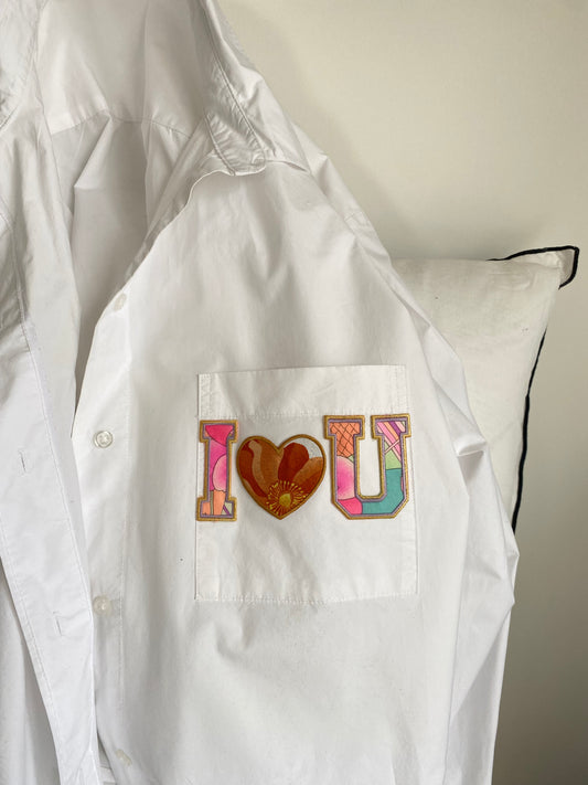 Chemise « I ❤️U »